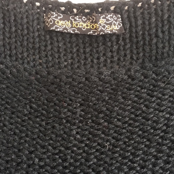 Ged  London Wide Neck Studded Sleeve Drop Shoulder Sweater - Picture 6 of 15